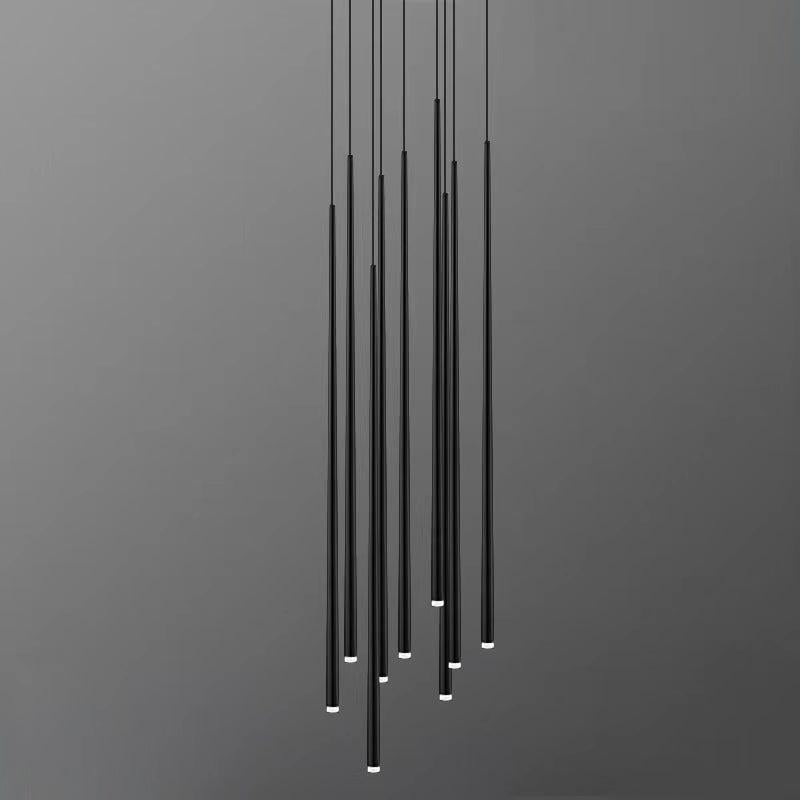 Riviko Zenith Conical Iron Chandelier - Background Shot