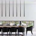 Riviko Zenith Conical Iron Chandelier - grand American foyer with two-story ceiling