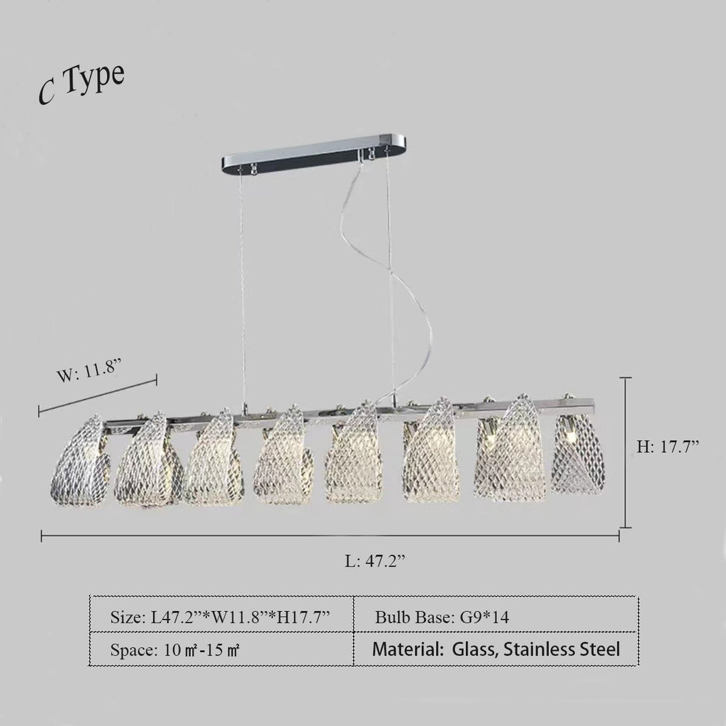 Post-Modern Art Glass Flower Bouquet Pendant Chandelier for Living/Dining Room/Bedroom