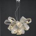 Post-Modern Art Glass Flower Bouquet Pendant Chandelier for Living/Dining Room/Bedroom