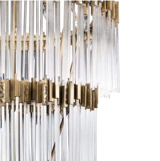 Riviko Grand Radiance Multi-Tiered Round Chandelier - Background Shot