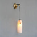 Louise Modern Alabaster Wall Sconce, Wall Lamp For Living Room,Bedroom Wall Light Fixtures Riviko