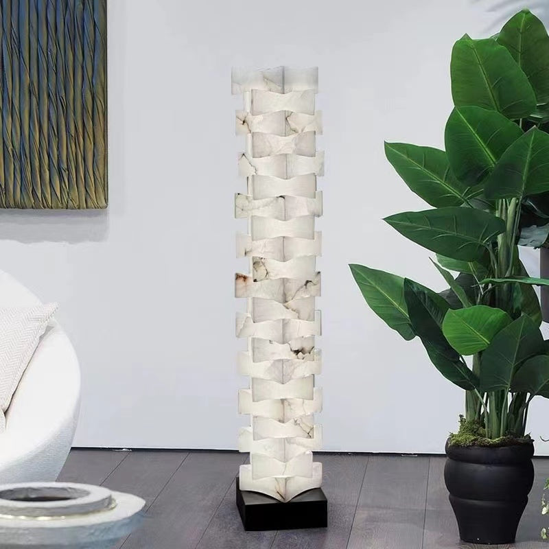 Spain Alabaster Floor Lamp, Bedroom and Living Room Standing Lamp Floor standing lamps Riviko