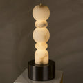 Luna Modern Alabaster Table Lamp, Living Room Bedroom Desk Lamp Table Lamp Riviko