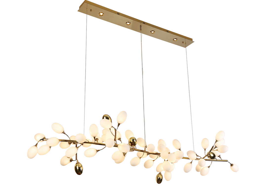 Riviko Verdant Orb Modern Branch Chandelier - Background Shot
