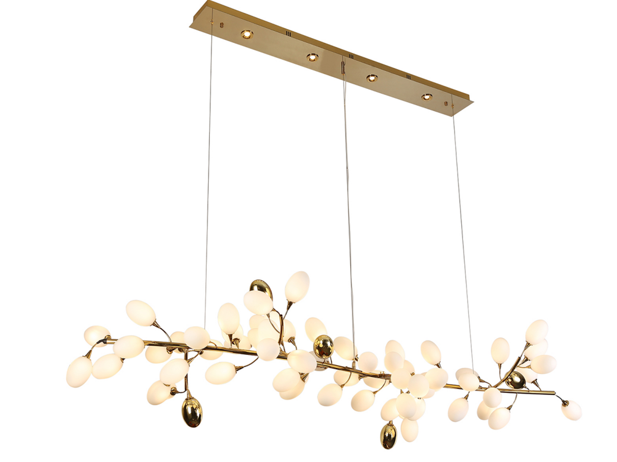 Riviko Verdant Orb Modern Branch Chandelier - Background Shot