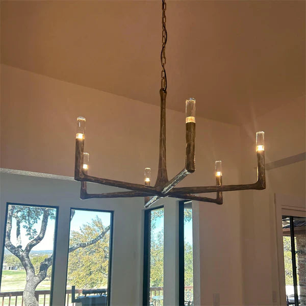Thalen Forged Round Chandelier
