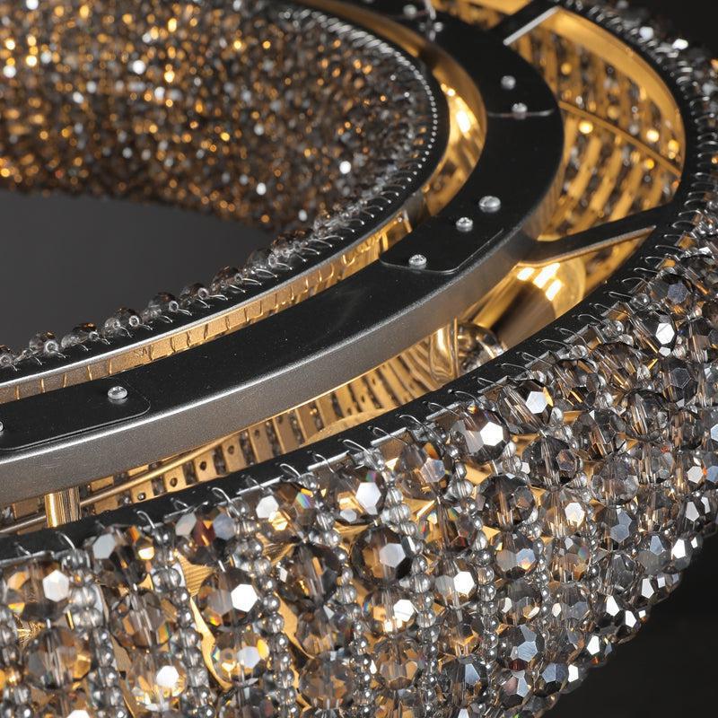 Haze Crystal Round LED Chandelier