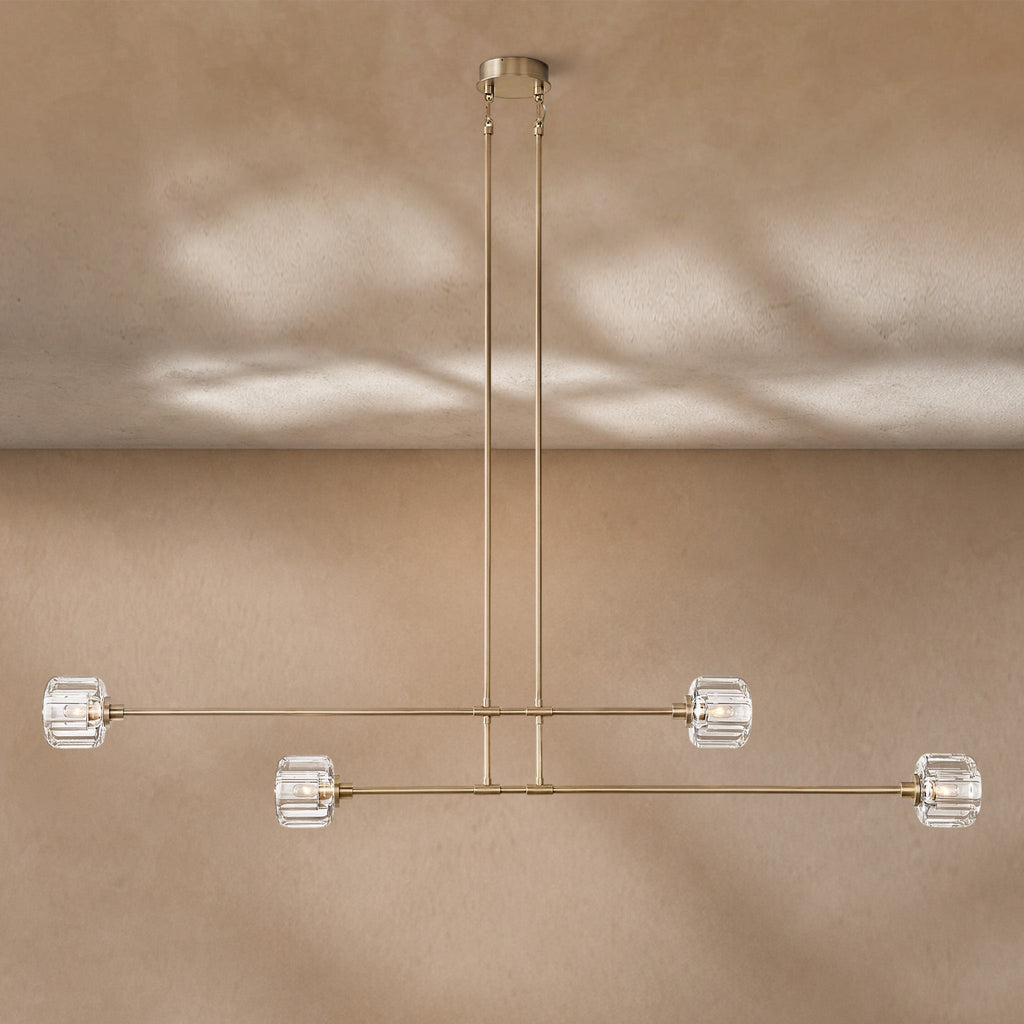 Delume Mobile Linear Chandelier 54" 72"