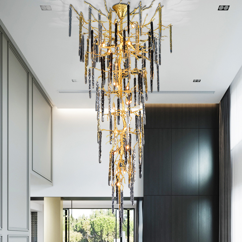 Riviko Veridian Bloom Branch Chandelier - Background Shot