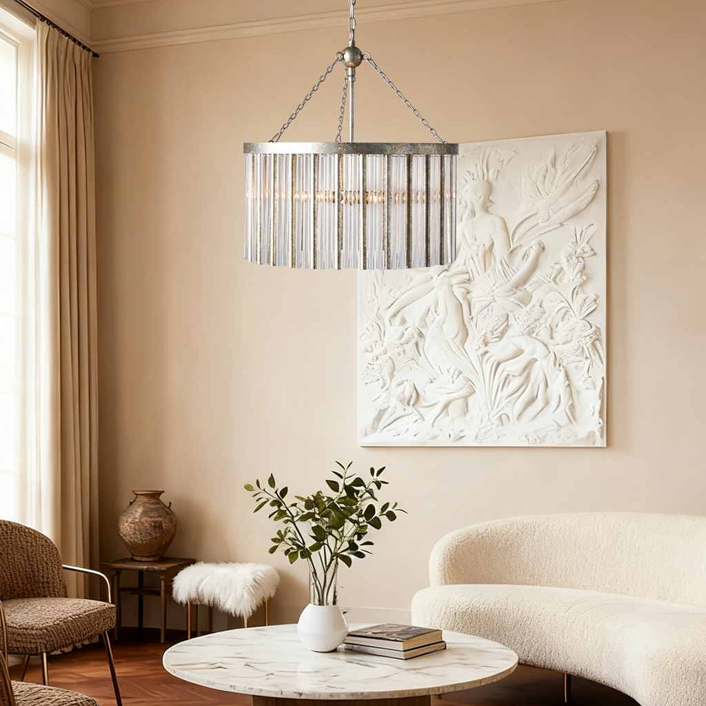 Andalucia Round Chandelier 24"35"