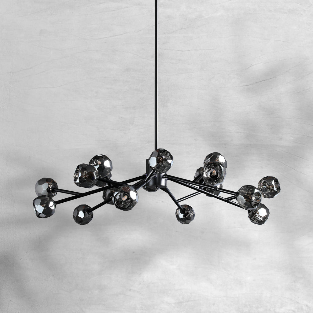 Bille De Crystal Round Chandelier 48"