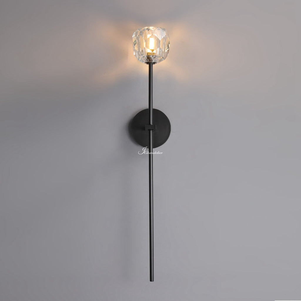 Bille De Crystal Glass Grand Wall Sconce