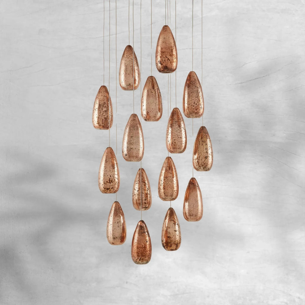 Edda Raindrop Round Chandelier