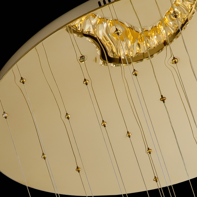 Riviko Aura Grandeur Multi-Ring Round Chandelier - Background Shot