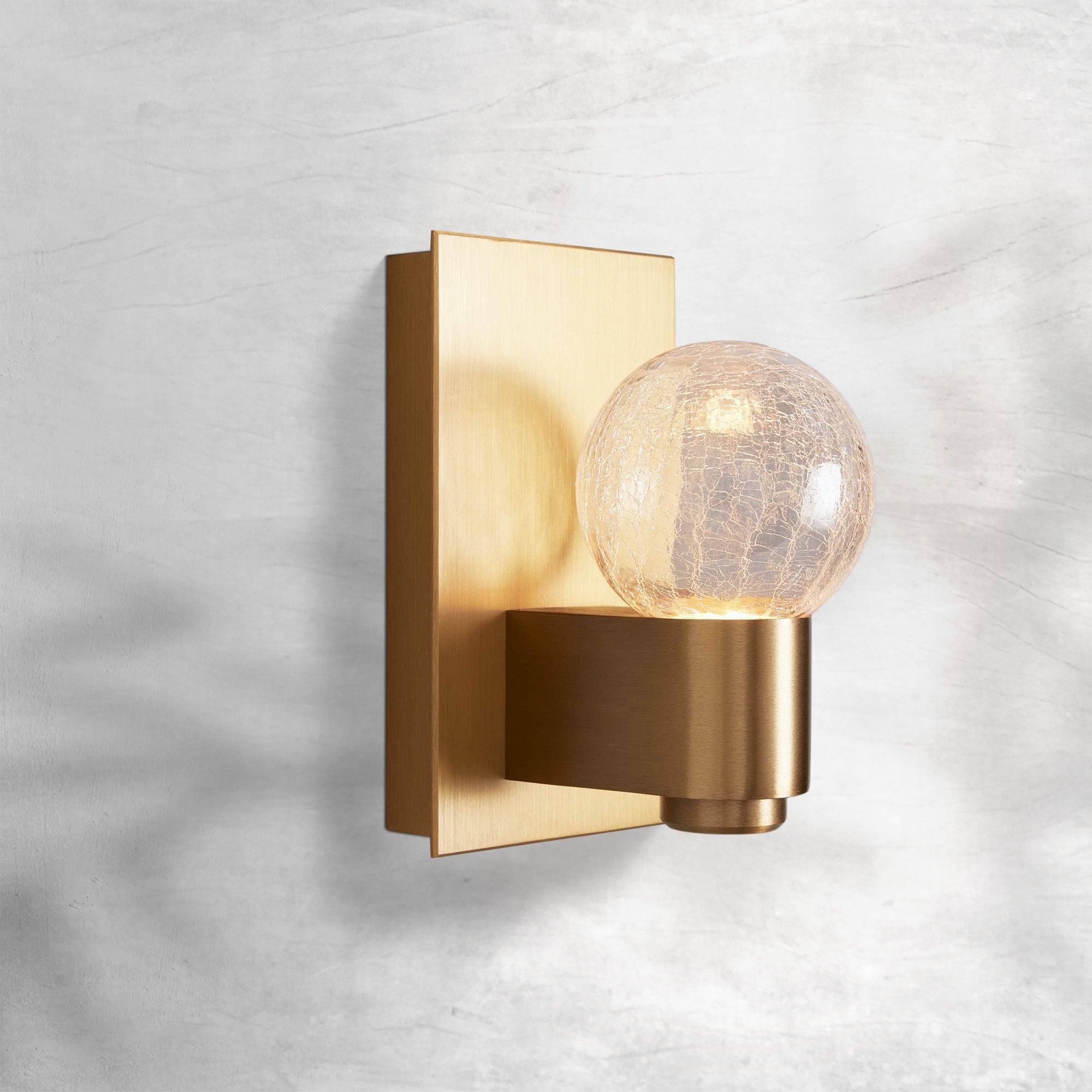 Riviko AuraSphere Modern Wall Sconce - Background Shot