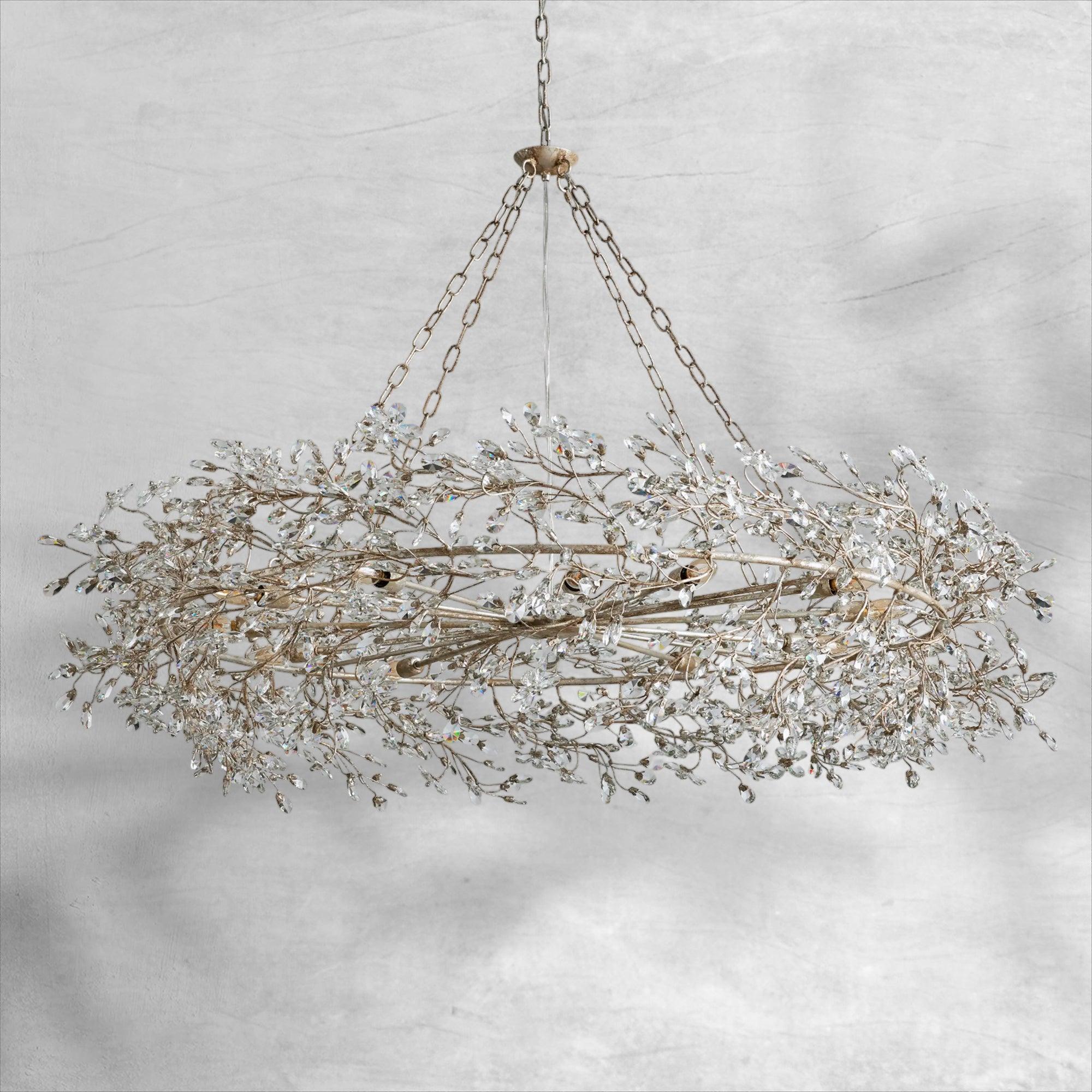 Fiore Crown Chandelier 39" 48" 60"