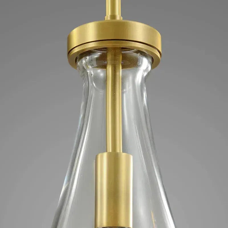 Soltaire Raindrop Linear Chandelier 5-Light 36"