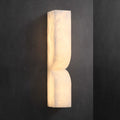 Modern Luxe Brass Natural Alabaster Wall Sconce for Entryway chandeliers for dining room,chandeliers for stairways,chandeliers for foyer,chandeliers for bedrooms,chandeliers for kitchen,chandeliers for living room Riviko