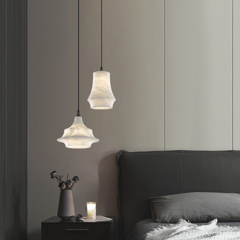 Nordic Alabaster and Brass Minimalist Pendant Light chandeliers for dining room,chandeliers for stairways,chandeliers for foyer,chandeliers for bedrooms,chandeliers for kitchen,chandeliers for living room Riviko