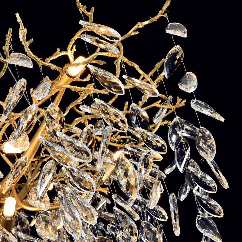 Riviko Luminous Bloom Branch Chandelier - Background Shot