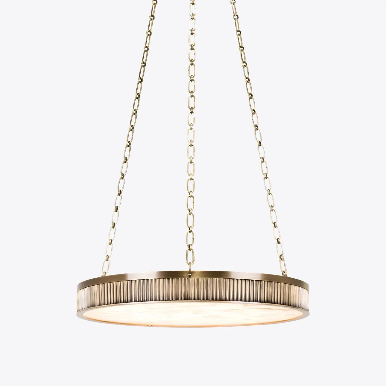 Chaplin Alabaster Plafonnier Chandelier