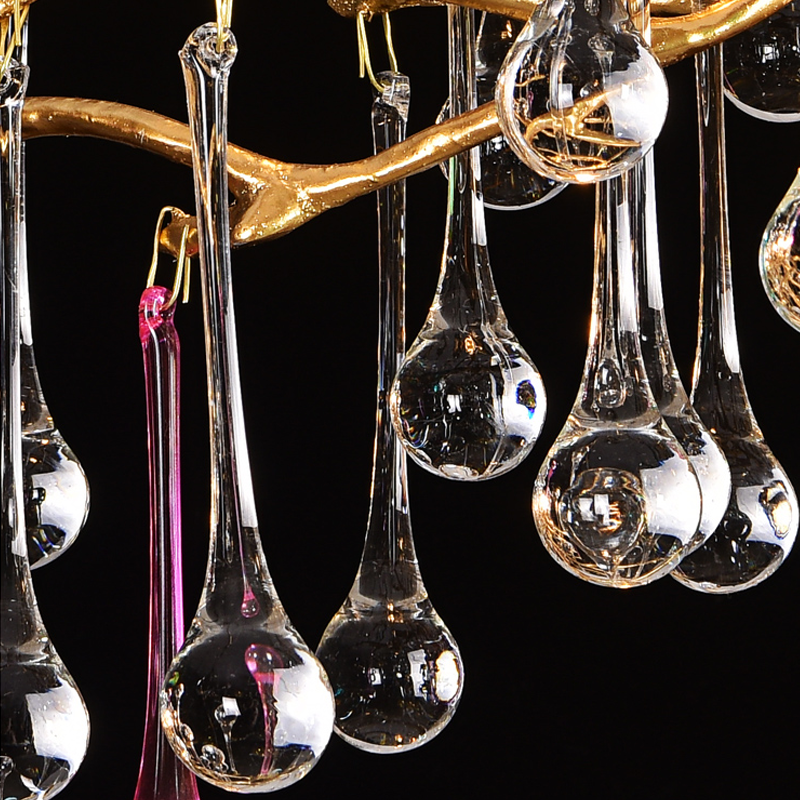 Riviko Veridian Bloom Branch Chandelier - Background Shot