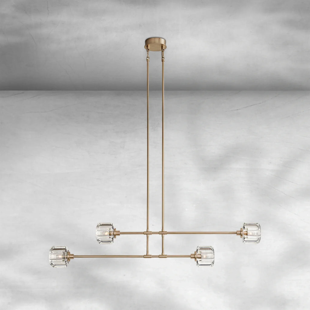 Delume Mobile Linear Chandelier 54" 72"