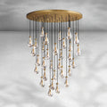 Soltaire Raindrop Round Chandelier 60"