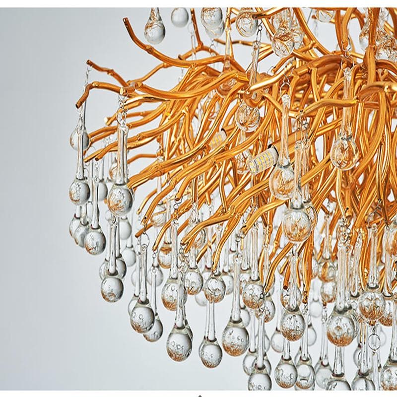LG Teardrop Branch Tree Crystal Chandelier