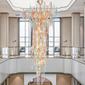 Riviko Veridian Bloom Branch Chandelier - grand American estate foyer