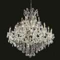 36 lights silver maria theresa chandeliers