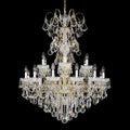 Riviko Grand Fleur-de-Lys Chandelier 36" - Background Shot