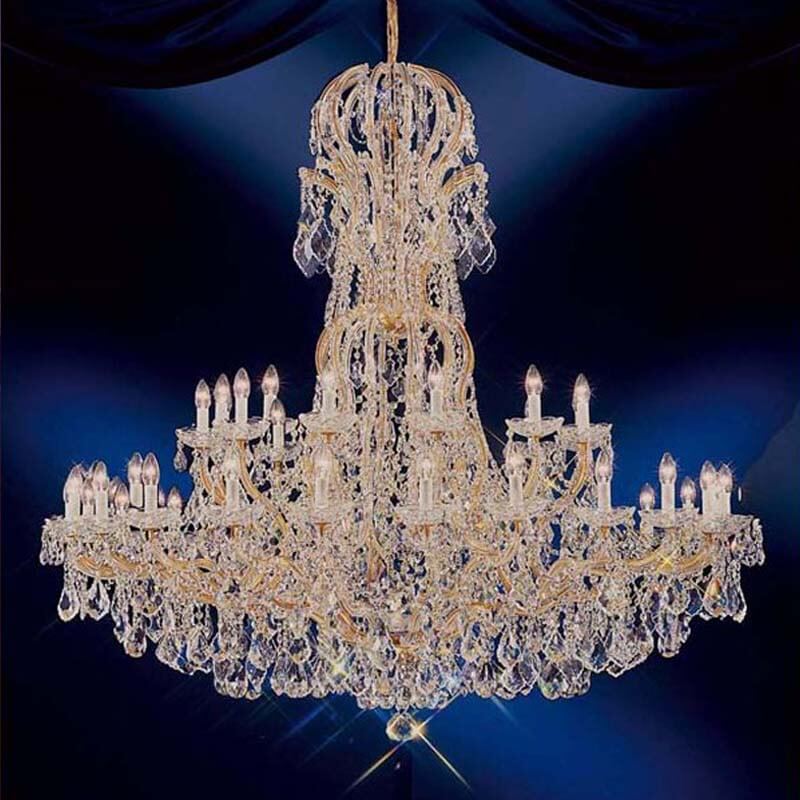37 lights maria theresa chandelier