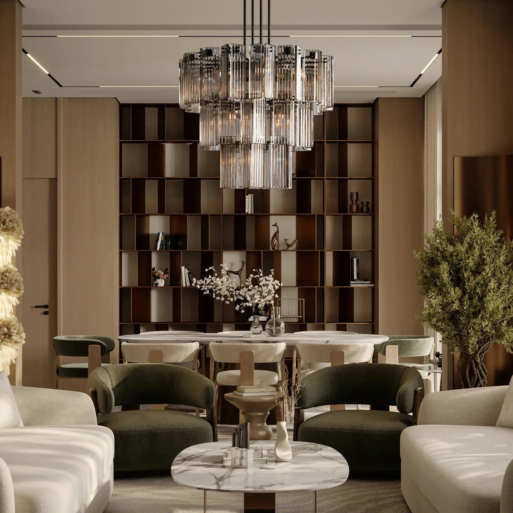 Delsie Round Chandelier 38''48''60''