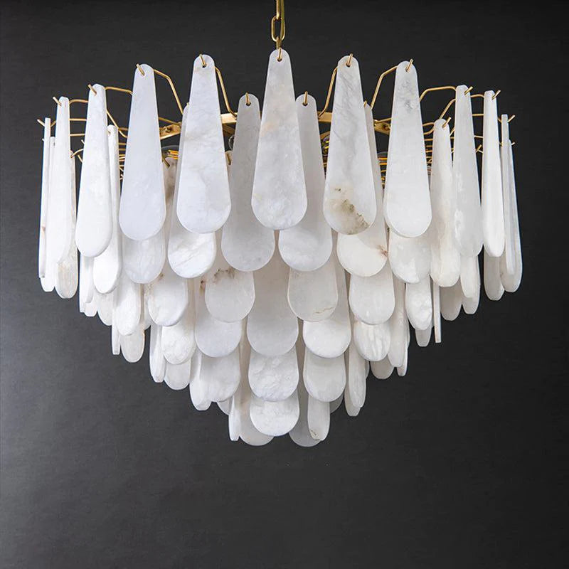 Deborah Alabaster Foyer Chandelier Lighting, Luxury Modern Lighting chandelier Riviko