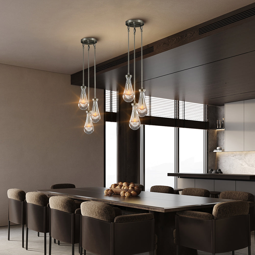 Raine 3-Light Rod Round Chandelier