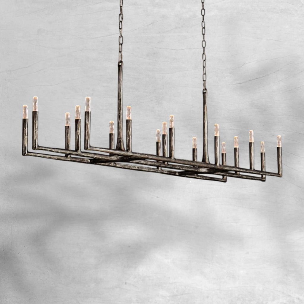 Thalen Forged Linear Chandelier