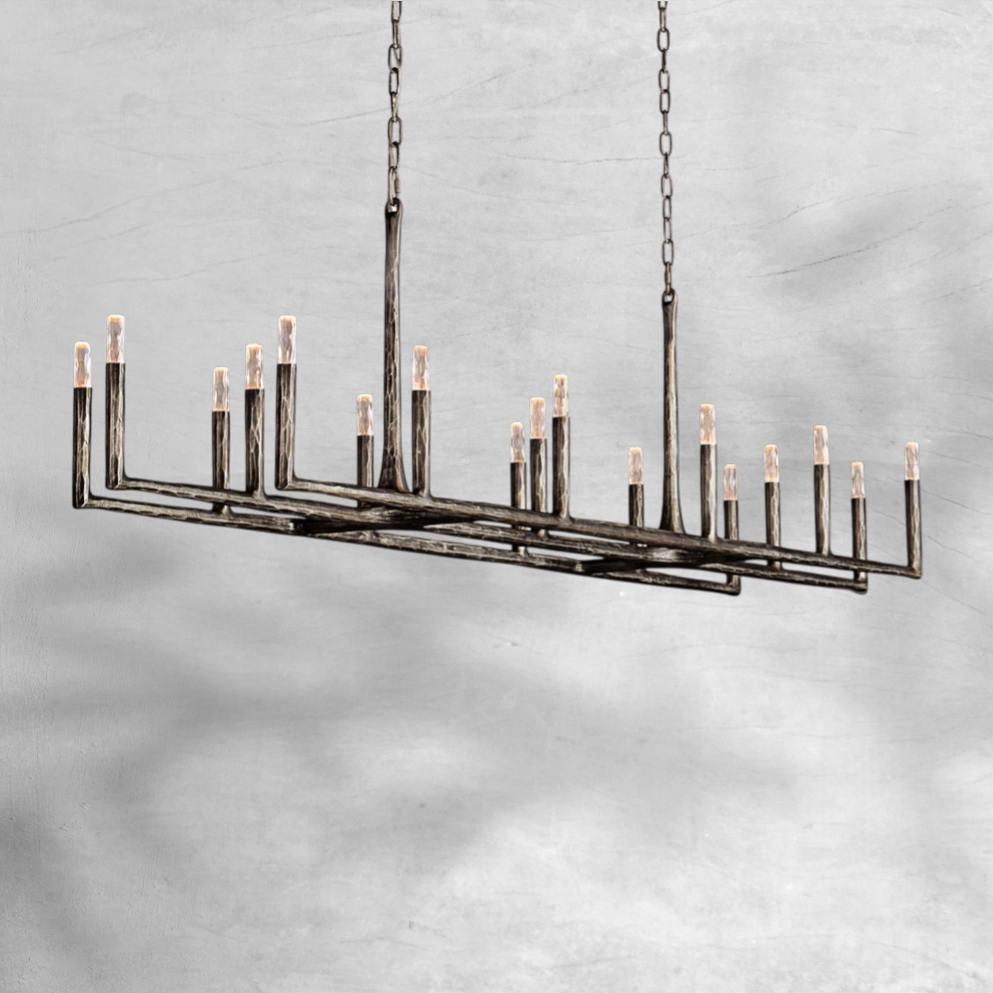 Thalen Forged Linear Chandelier