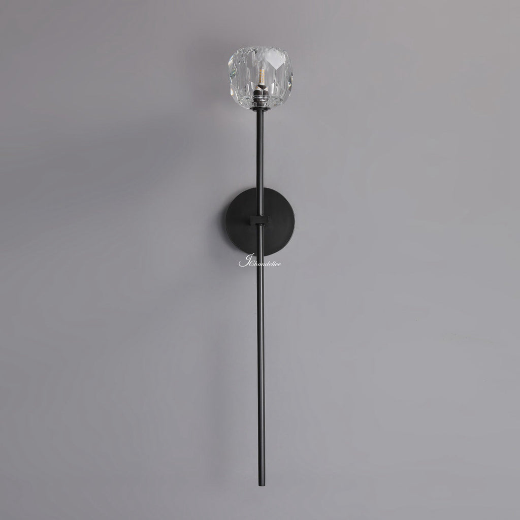 Bille De Crystal Glass Grand Wall Sconce