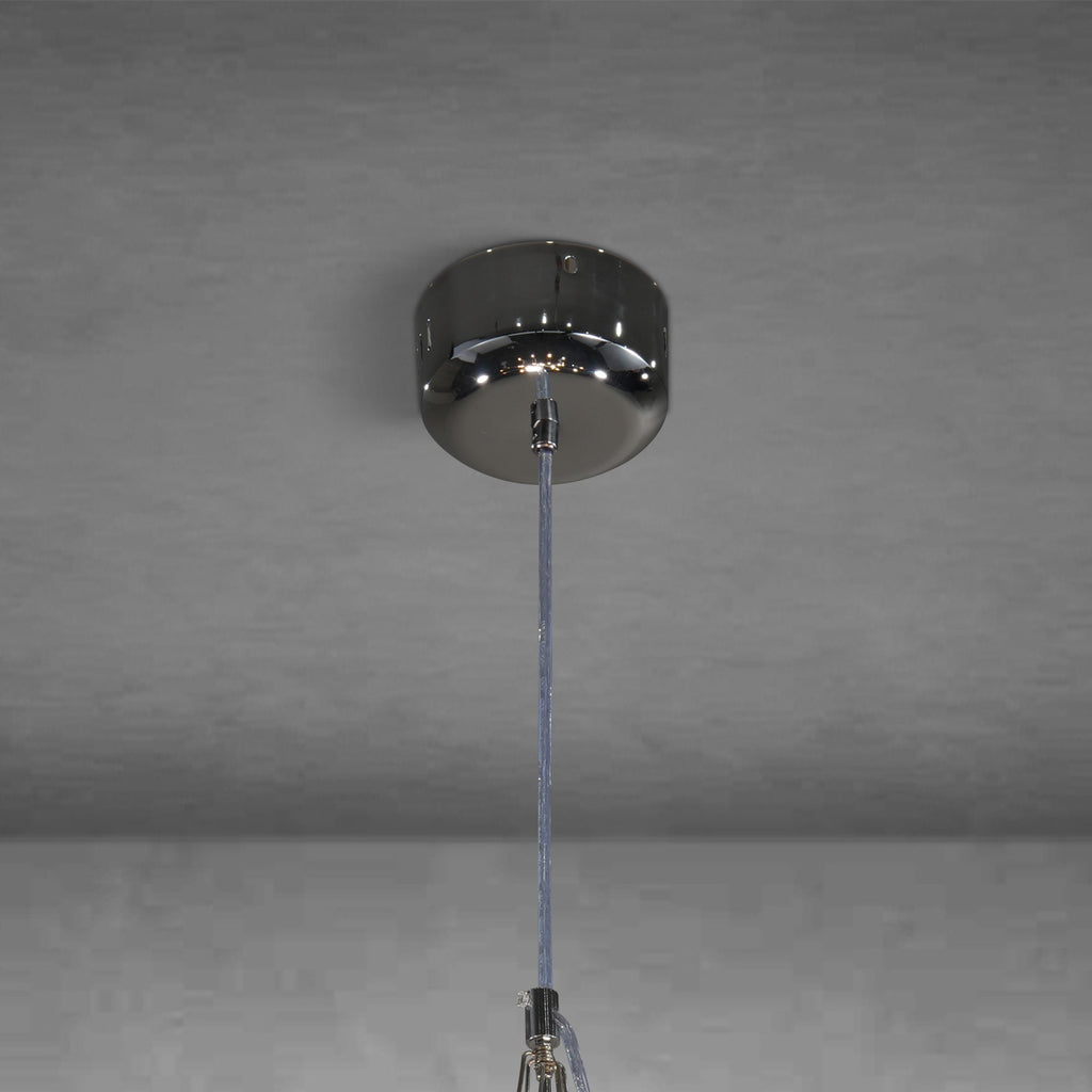 Crystal Chandelier Sliver Ceiling Light Fixture