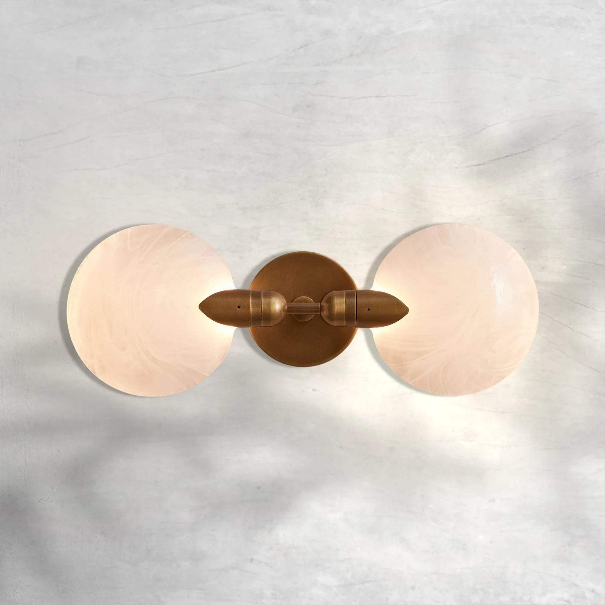 Riviko Petal Bloom Double Sconce - Background Shot