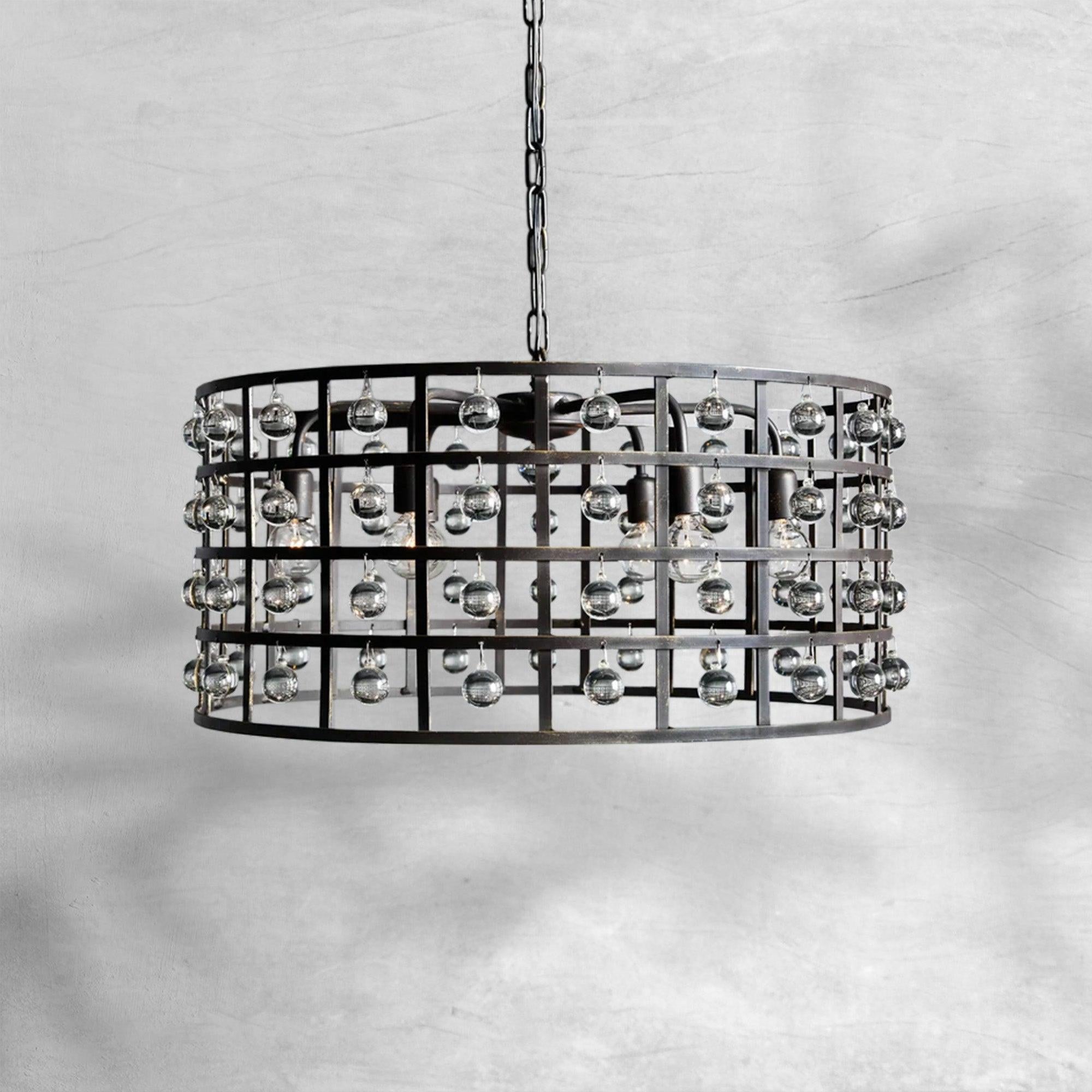 La Cage Round Chandelier 6/8/12 Light