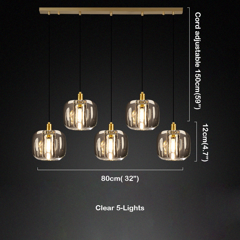 Riviko Cosmic Orb Crystal Pendant Lighting - Background Shot