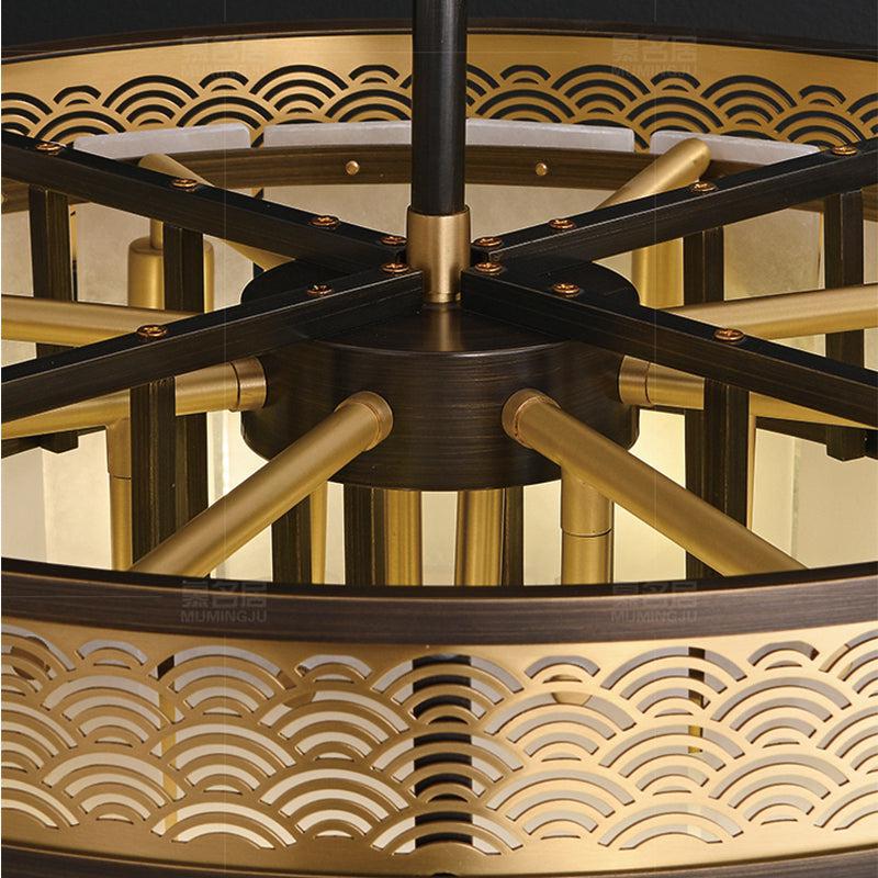 Marble Alabaster Lorry Multi-layer Classic Chandelier - Riviko