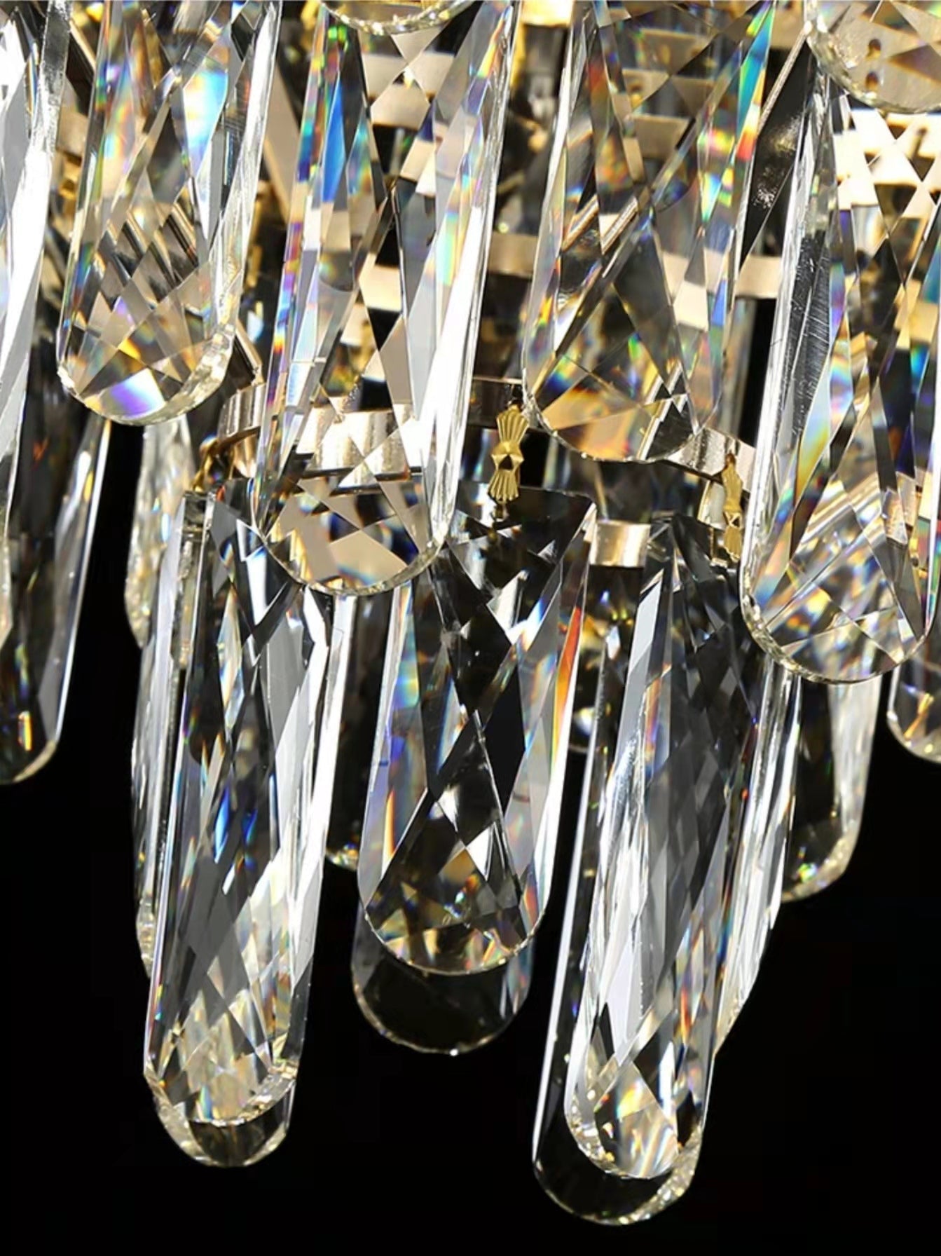 Riviko Grand Lumina K9 Crystal Round Chandelier - Background Shot