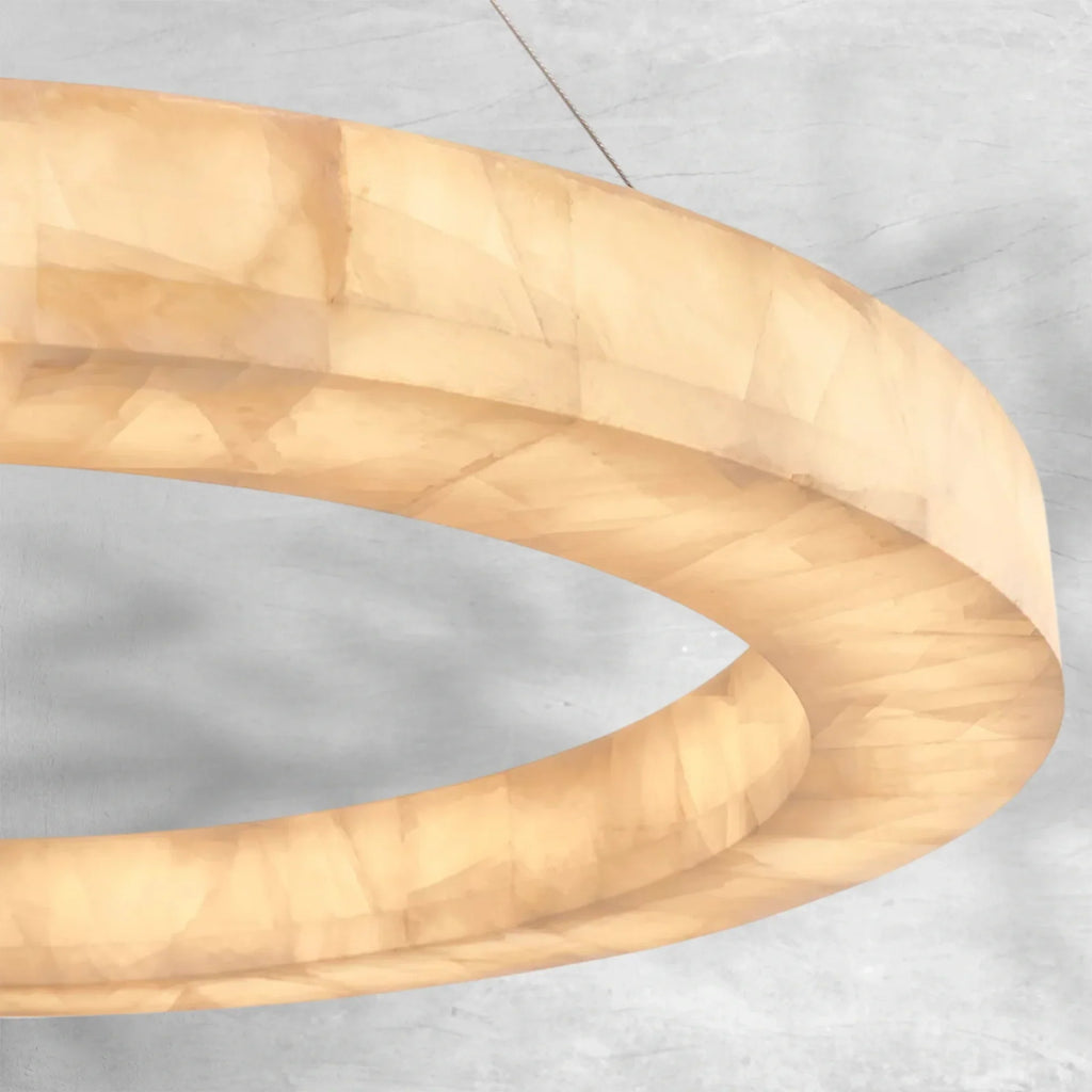 Riora Calcite Round Chandelier 31"40"60"