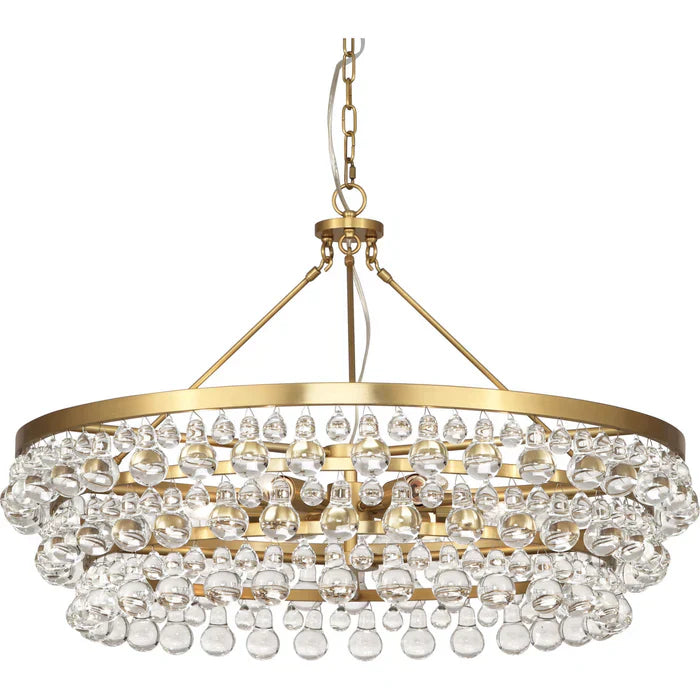 Riviko Regal Radiance 6-Light Grand Chandelier - Background Shot