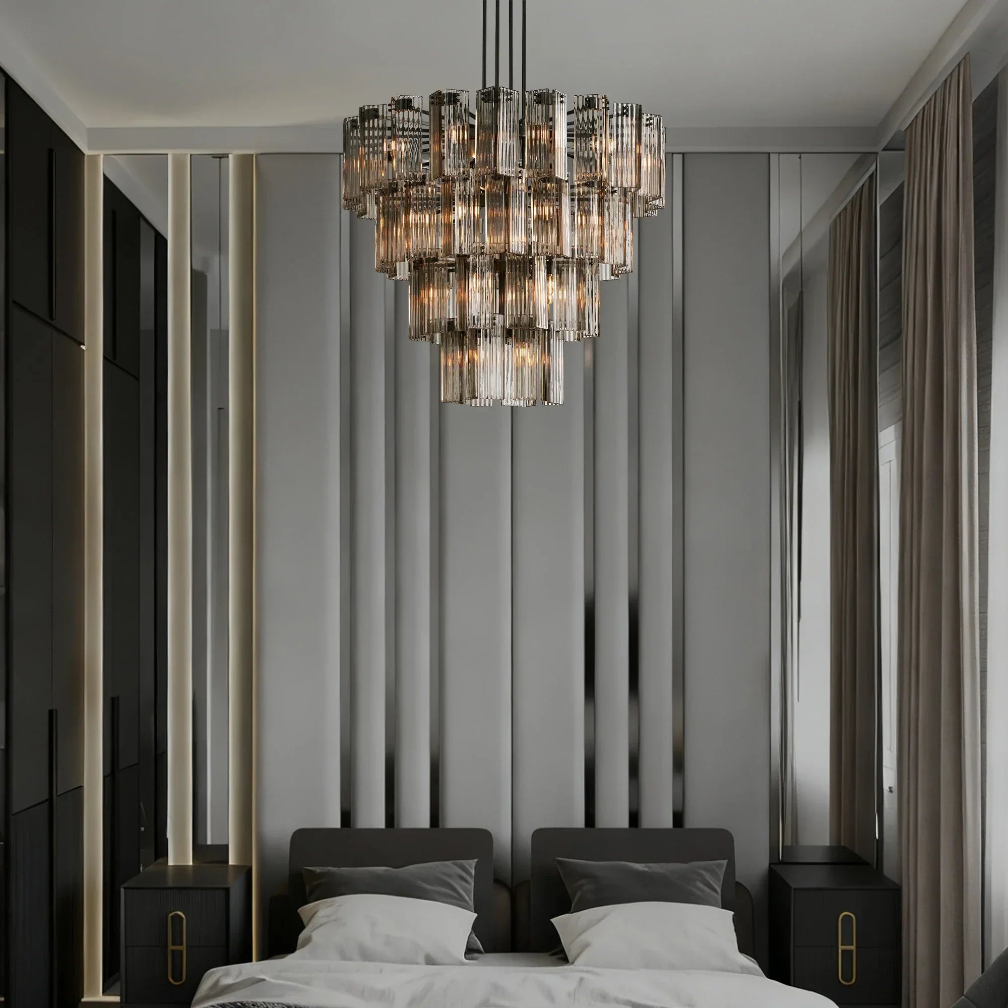 Delsie Round Chandelier 38''48''60''