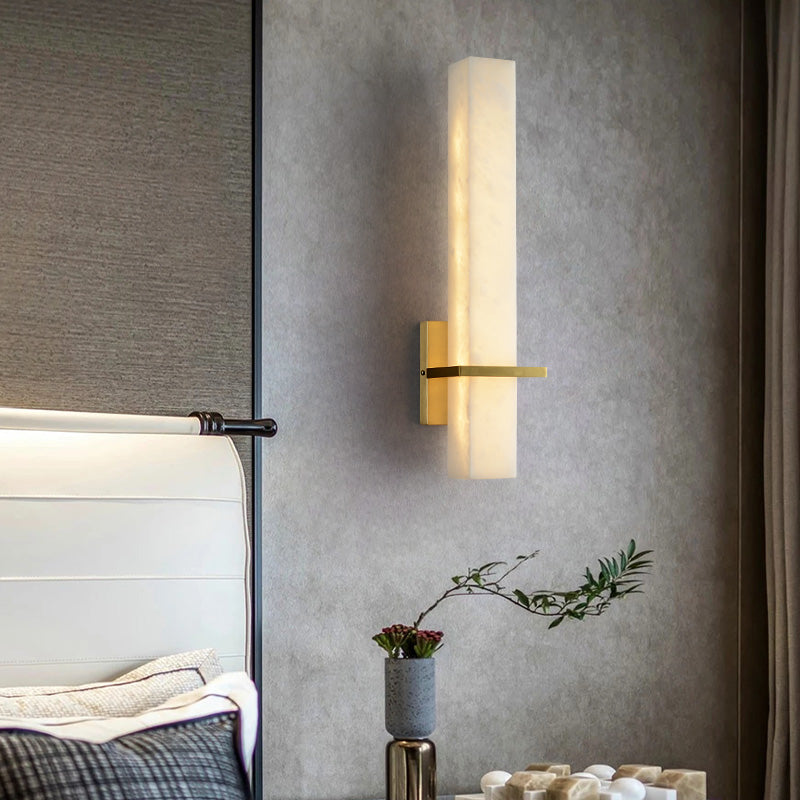Serene Alabaster Linear Sconce chandeliers for dining room,chandeliers for stairways,chandeliers for foyer,chandeliers for bedrooms,chandeliers for kitchen,chandeliers for living room Riviko